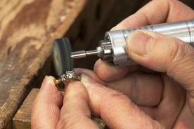 repairing and polishing a ring