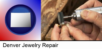 repairing and polishing a ring in Denver, CO